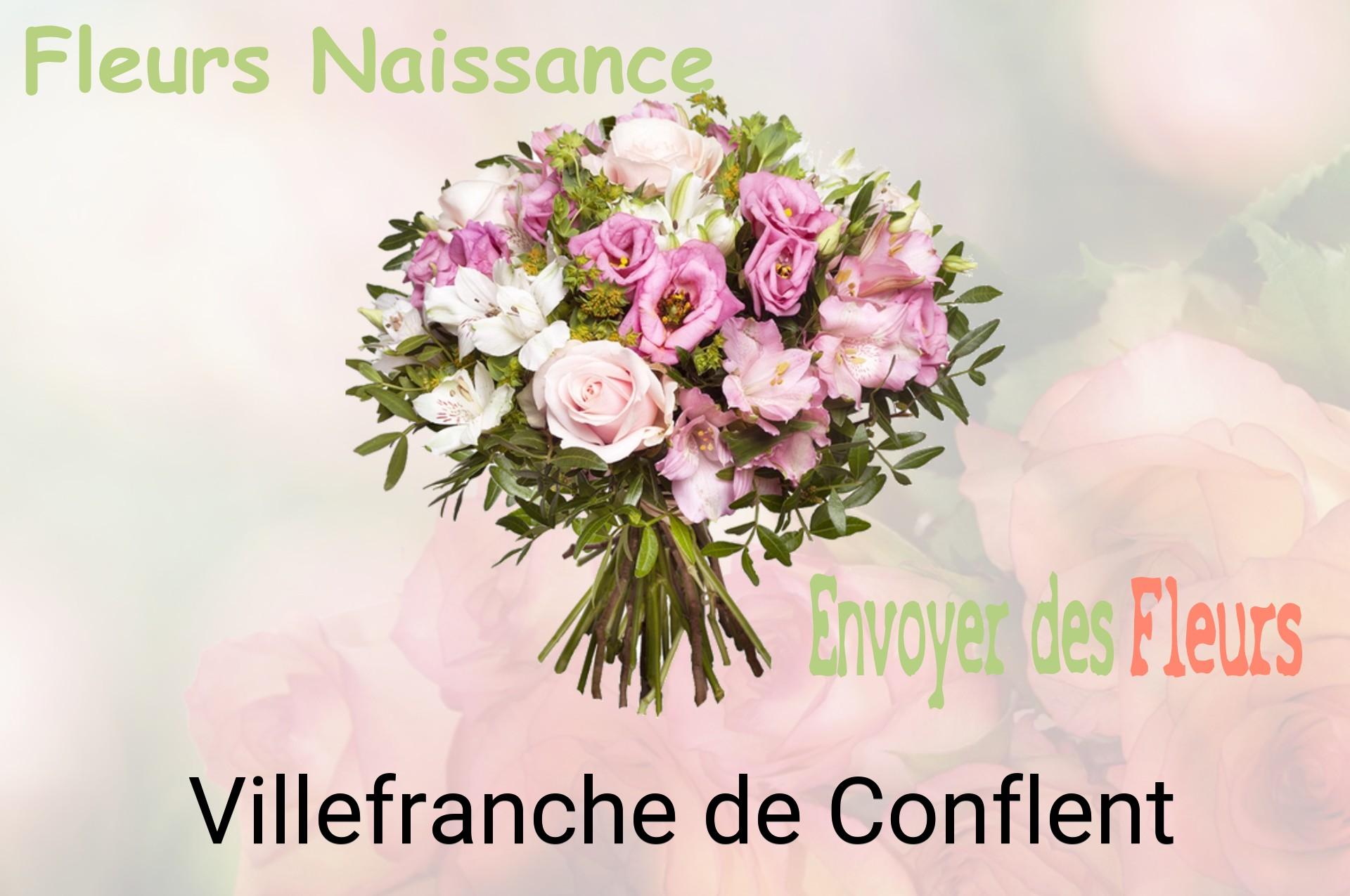 Bouquet de fleurs de naissance livré à Villefranche-de-Conflent